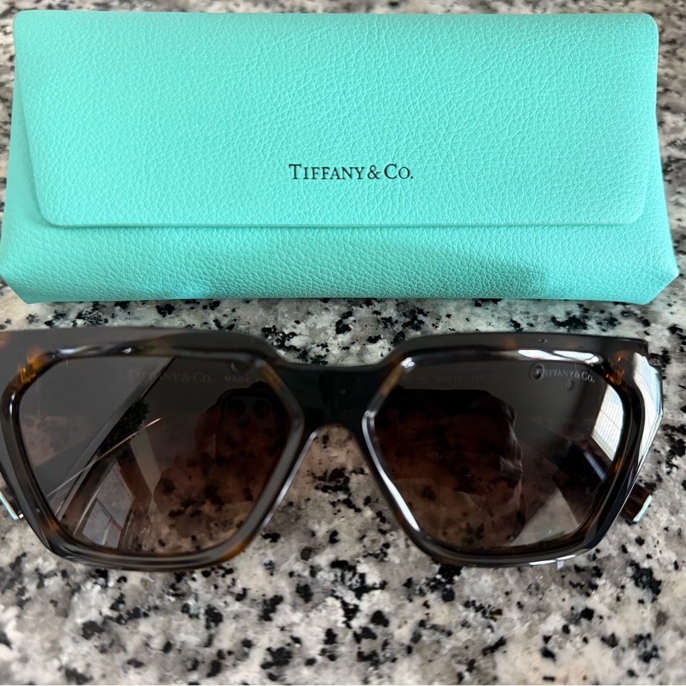 Tiffany & Co. Women's Tortoise Shell Sunglasses